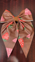 Strawberry Brown Bow