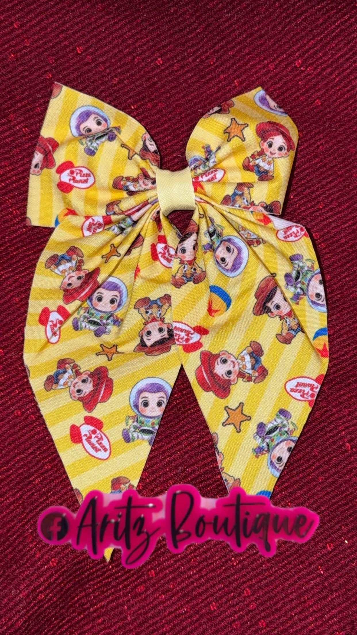Yellow Toy Story Bow