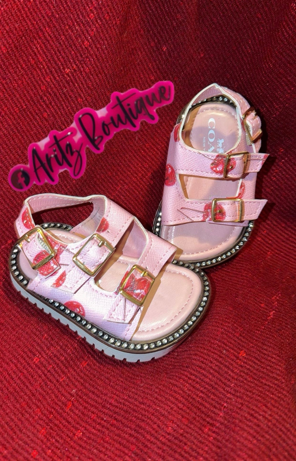 Red Cherry Sandals