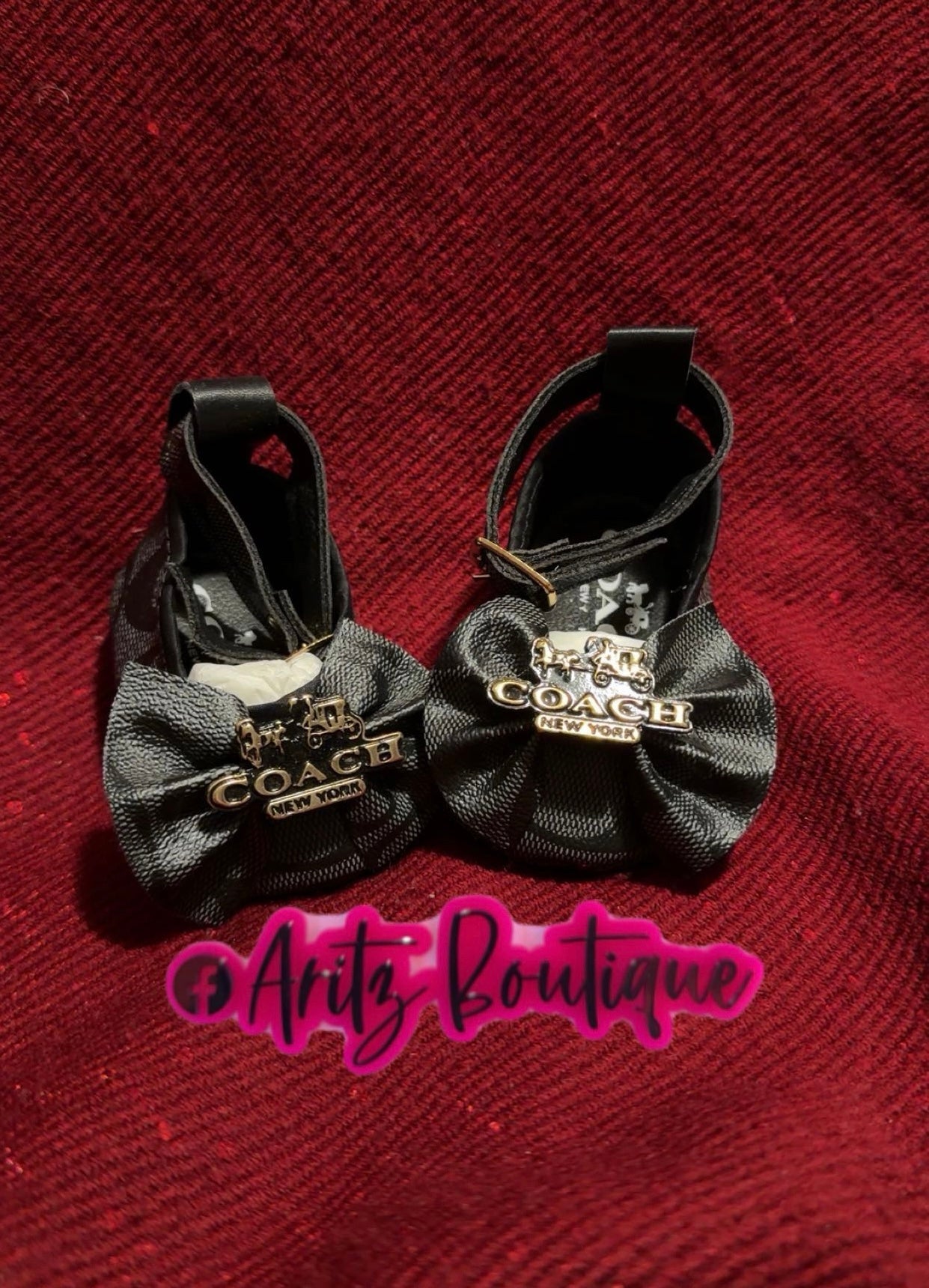 Black Baby Shoes