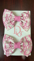 Pink/White Bows