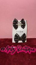 Dark Brown Bows