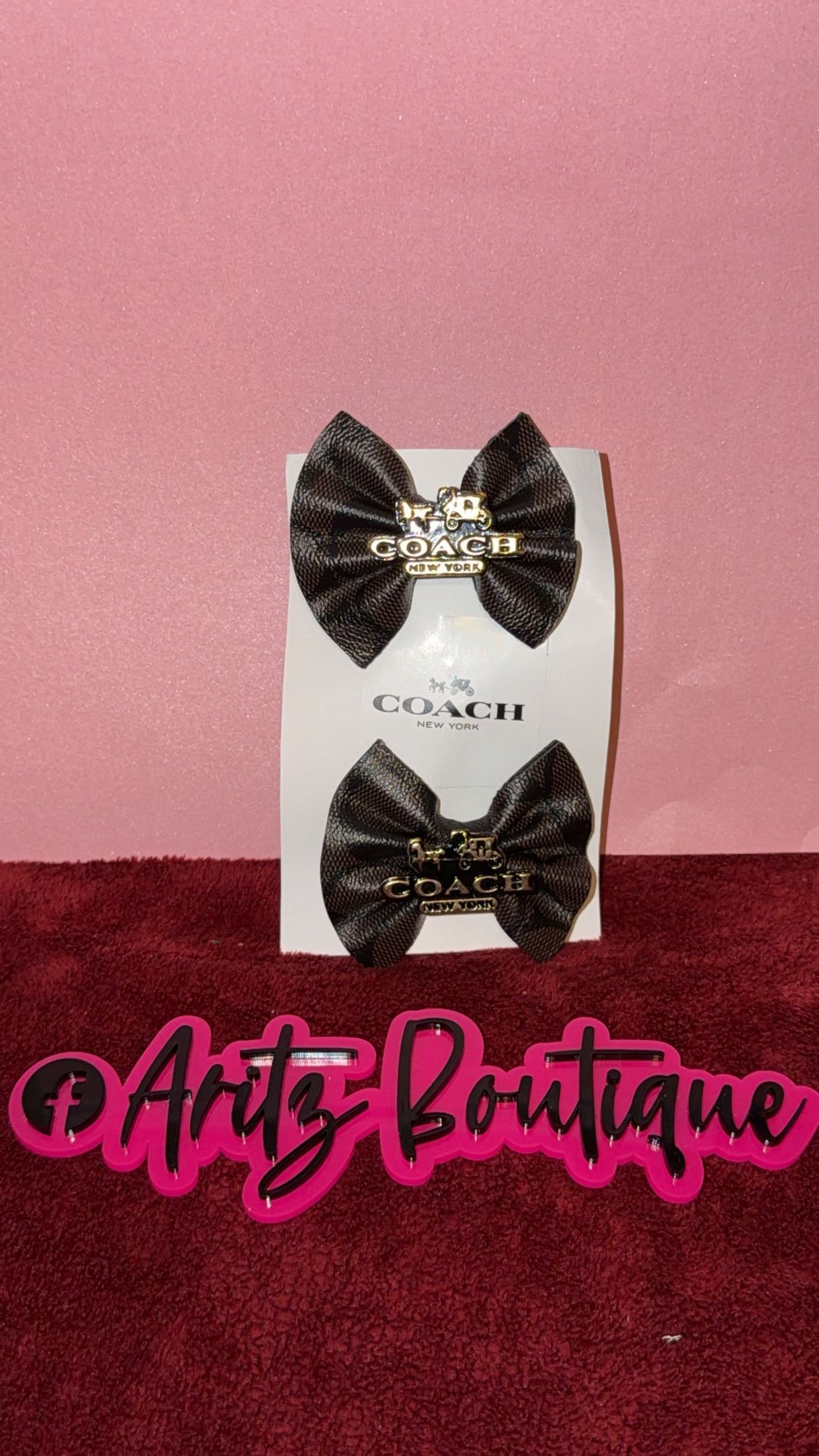 Dark Brown Bows