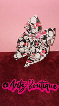 Pink/Black Bow