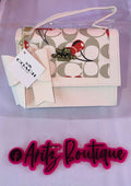 White Cherry Purse