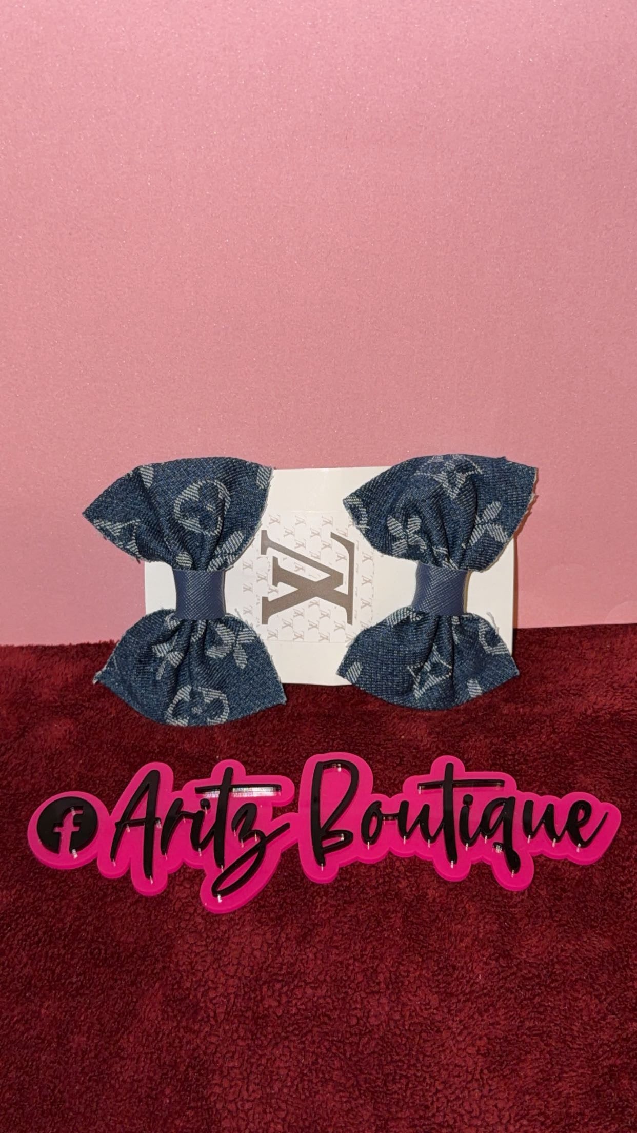 Denim Bows