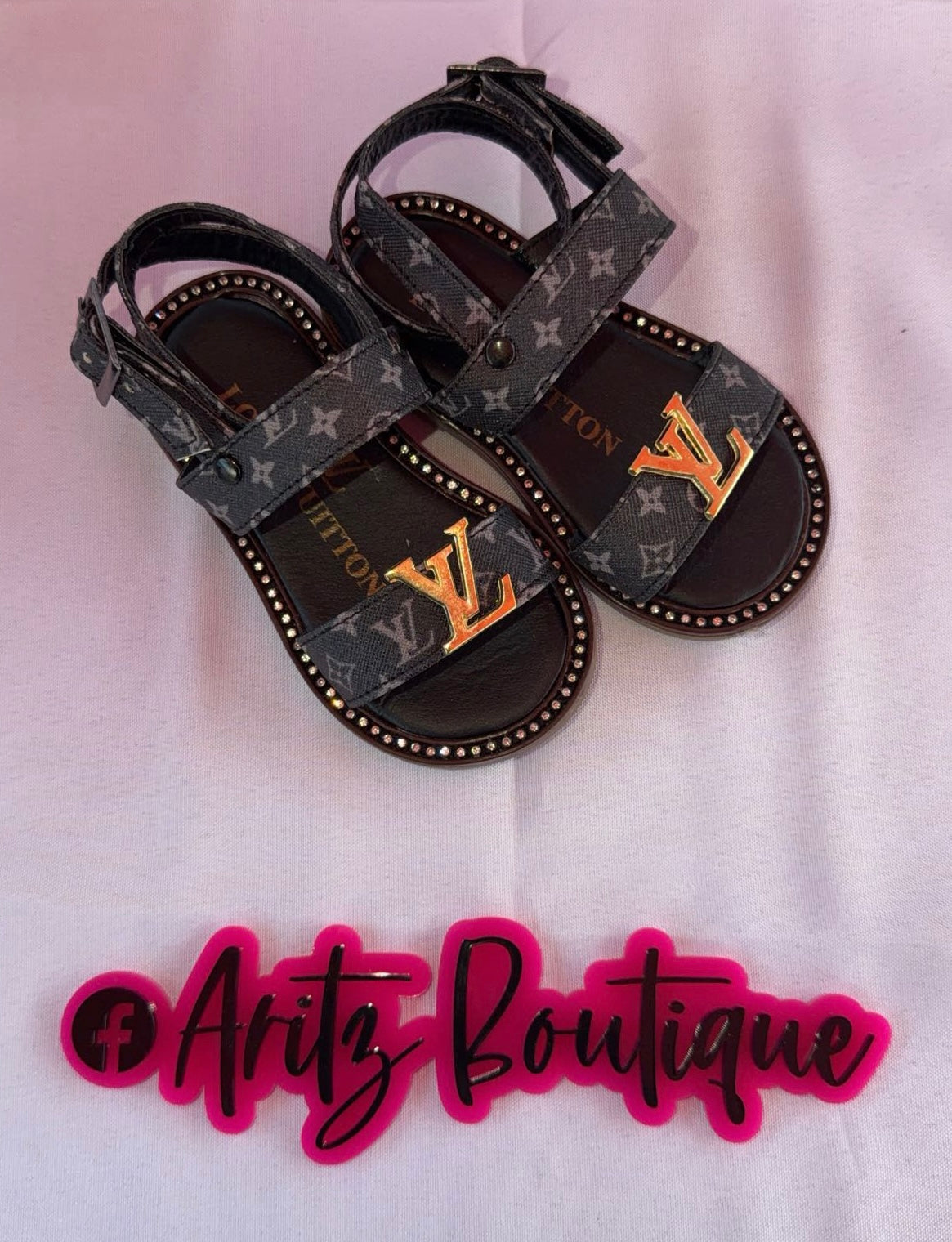 Black Strappy Sandal