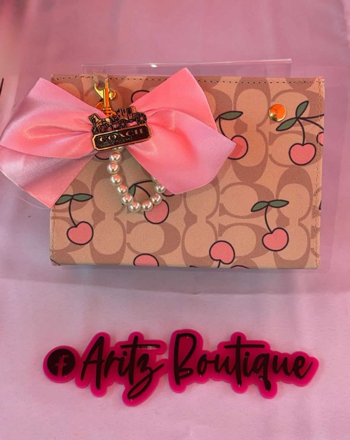 Pink Cherry Purse