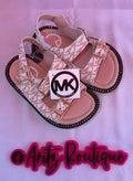 Pink Rhinestones Sandals