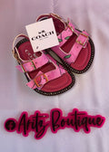 Fuchsia Cherry Sandals