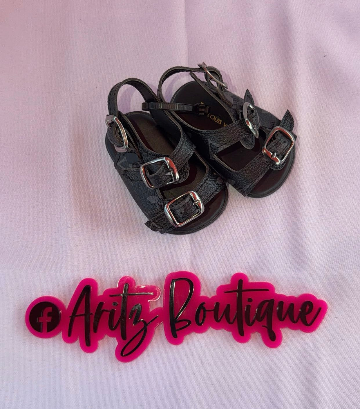 Black Baby Sandals