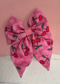 Hot Pink Cherry Bow