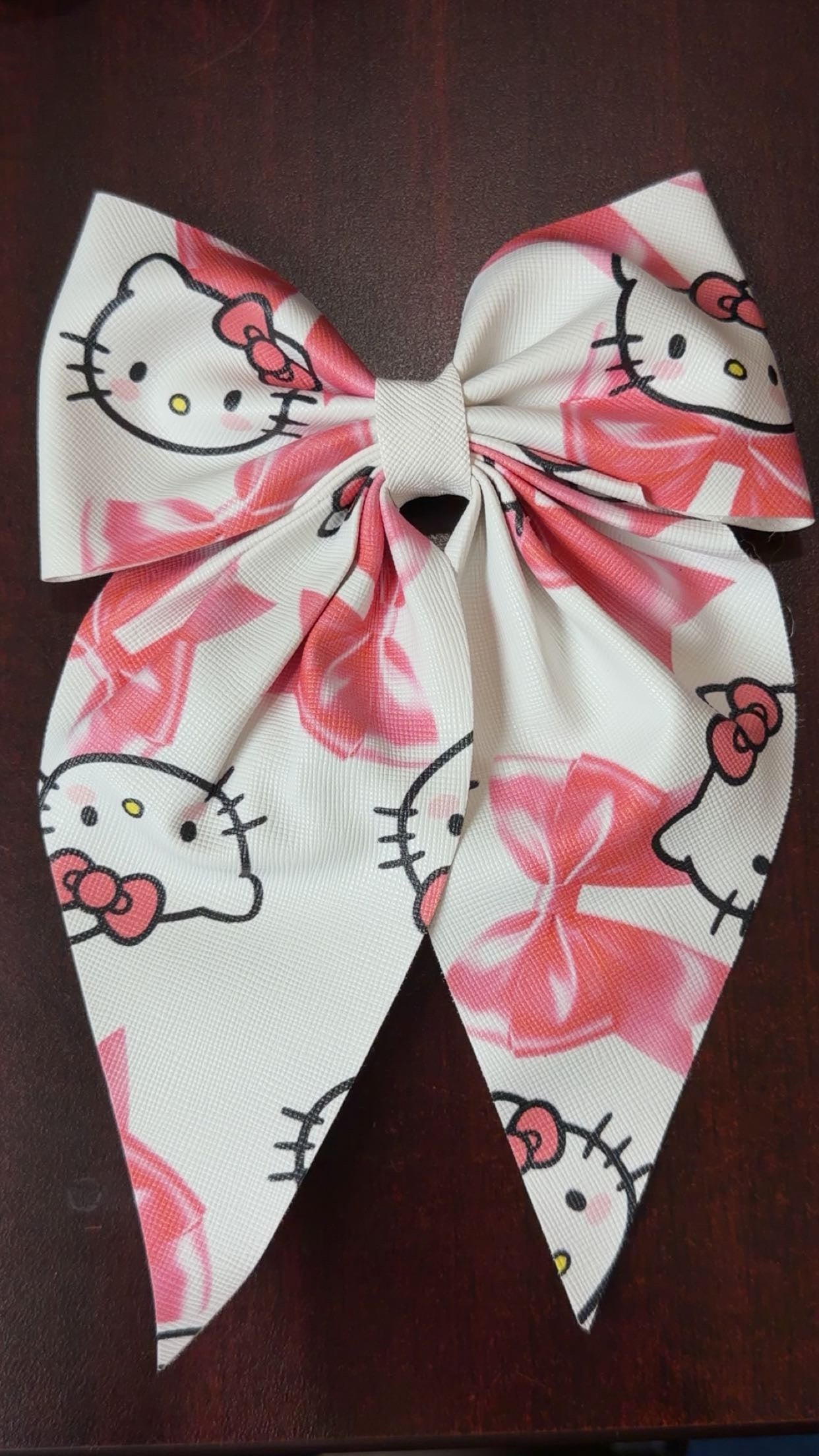 White/Pink Bow