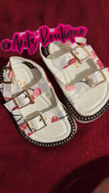 White Cherry Sandals
