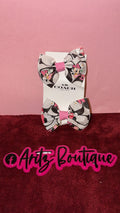 Pink/Black Bows