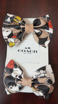 Brown/Black Pair of Bows