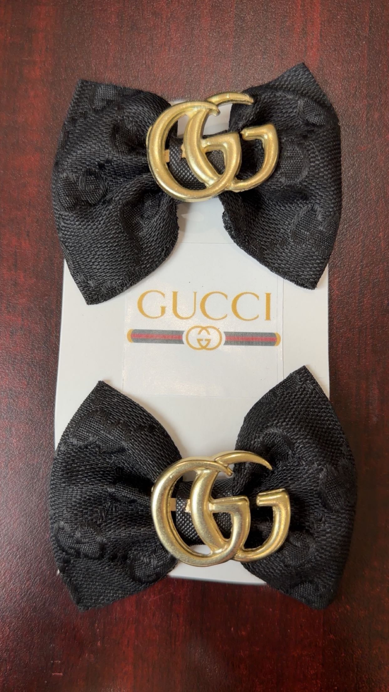 Black Pair of Bows
