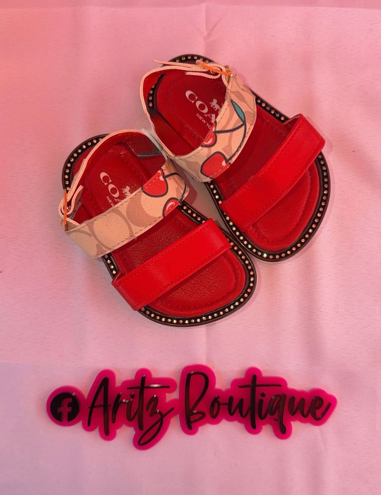 Red Cherry Sandals