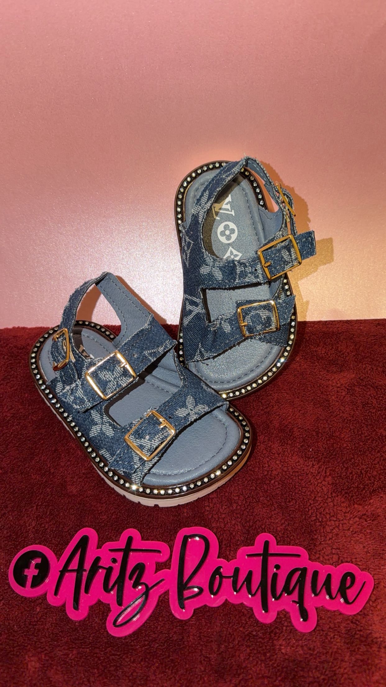 Denim Sandals
