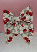 White Cherry Bow