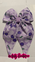 Purple Cherry Hairbow