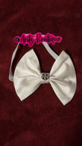 White Satin Headband