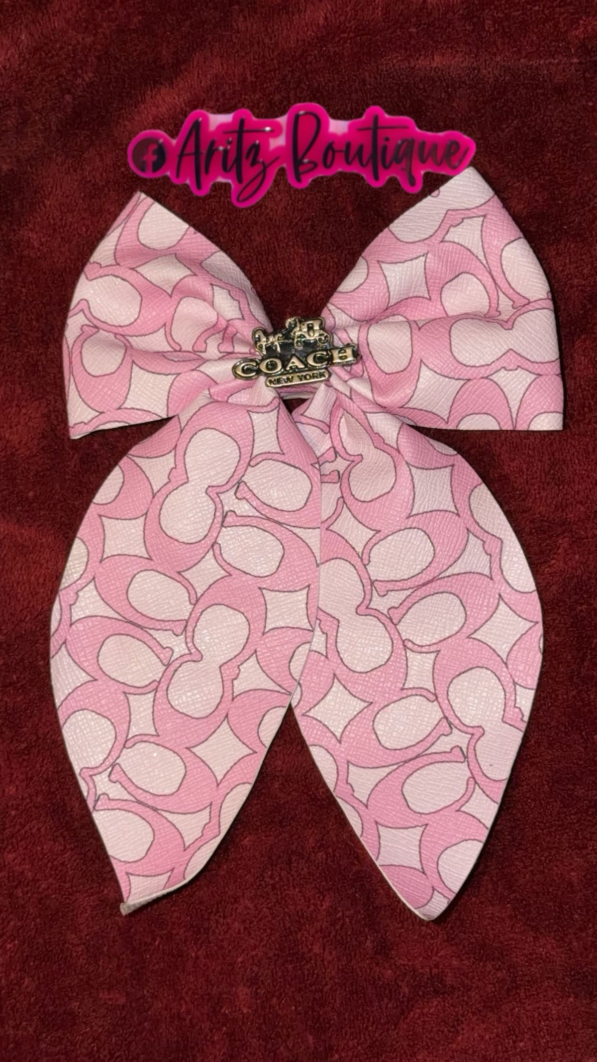 Pink Hair Bow