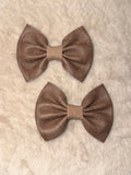 Pair of Brown Bows
