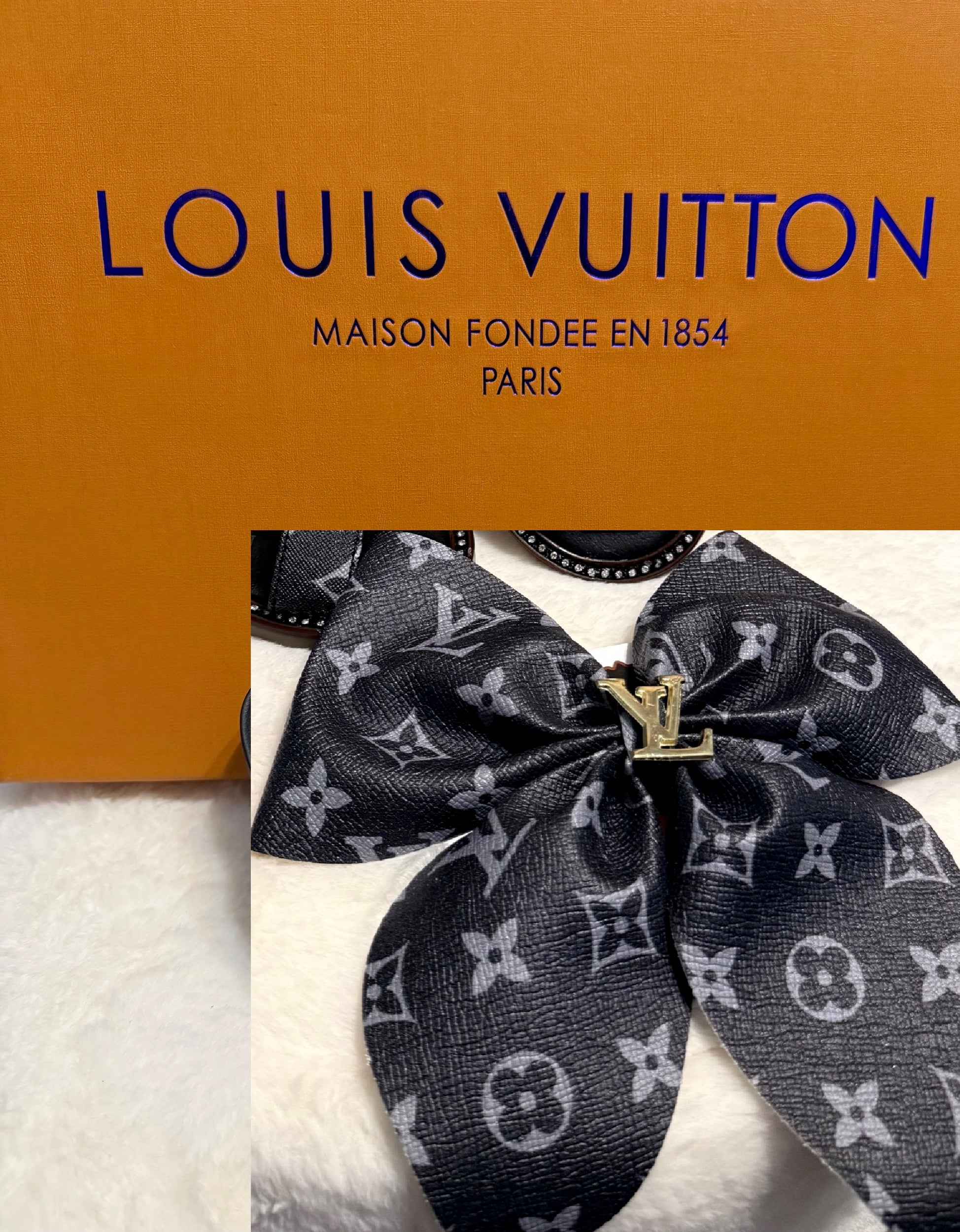 Black Clip-On Hair Bow