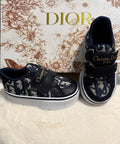 Dark Blue Strap-On Shoes