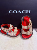 Red Cherry Rhinestone Strappy Sandals