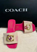 Kisses Beige/Pink Slide Sandal