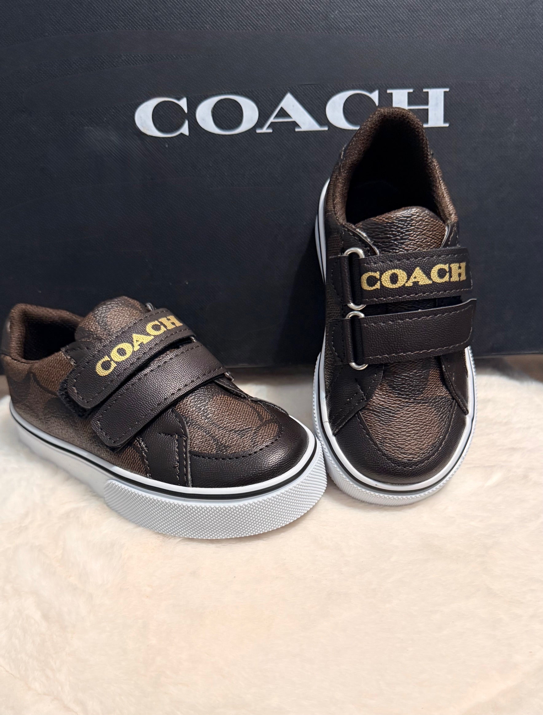 Brown Strap-On Shoes