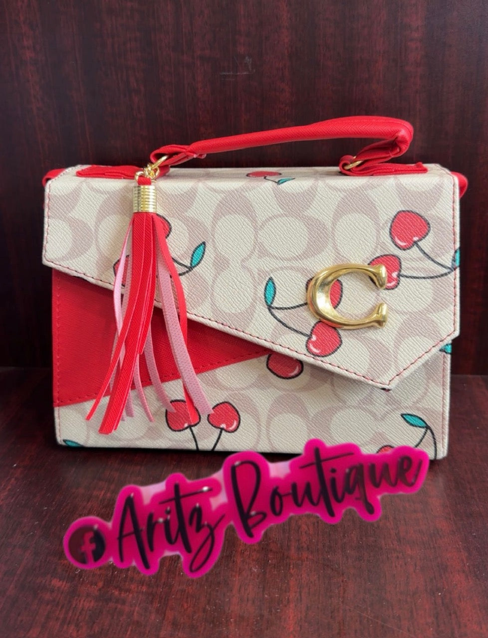 Big Red Cherry Purse