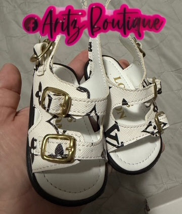 White Baby Sandals