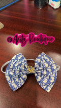 Blue/White Headband