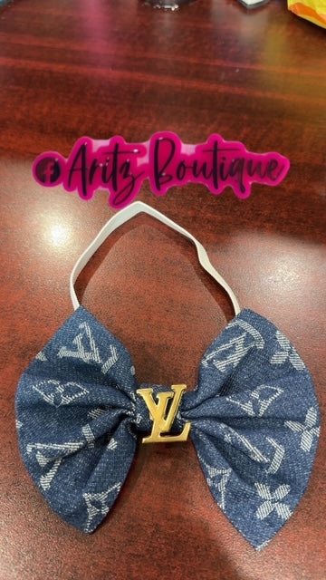 Blue Denim Headband