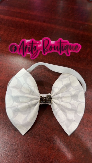 White/Gray Headband