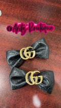 Black Pair of Bows