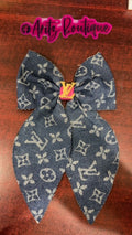 Denim Hairbow