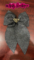 Black Sparkly Hairbow