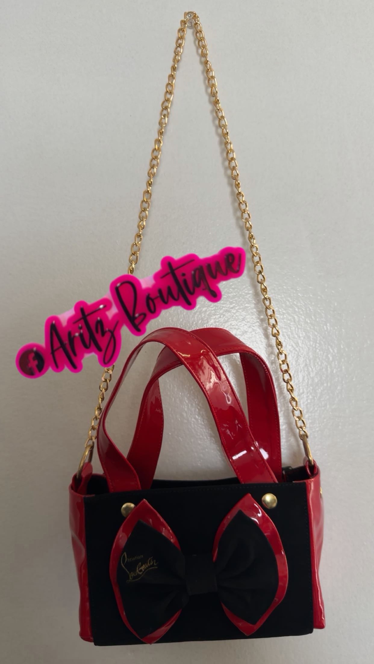 Black/Red Purse
