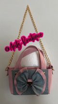 Light Blue/Pink Purse